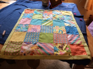 semi finished quilt 